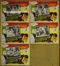 y304 ROMAN HOLIDAY 5 Mexican movie lobby cards '53 Audrey Hepburn, Peck