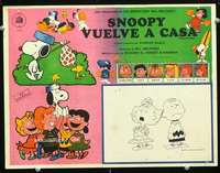 y409 SNOOPY COME HOME Mexican movie lobby card '72 Charlie Brown!