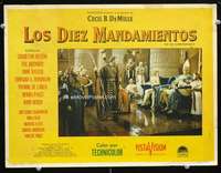 y420 TEN COMMANDMENTS Mexican movie lobby card '56 Heston, DeMille