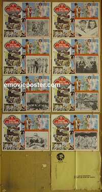 y292 THAT'S ENTERTAINMENT 8 Mexican movie lobby cards '74 classics!