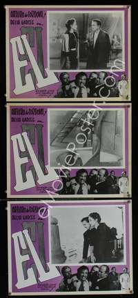 y322 THIS STRANGE PASSION 3 Mexican movie lobby cards '53 Luis Bunuel
