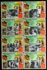 y294 THREE LIVES OF THOMASINA 8 Mexican movie lobby cards '64 Disney