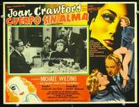y423 TORCH SONG Mexican movie lobby card '53 Joan Crawford