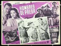 y428 TYCOON Mexican movie lobby card '47 John Wayne, Laraine Day