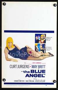 y026 BLUE ANGEL movie window card '59 Curt Jurgens, May Britt