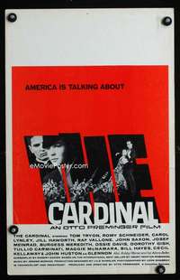 y034 CARDINAL movie window card '64 Otto Preminger, Romy Schneider