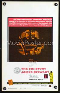 y073 FBI STORY movie window card '59 Jimmy Stewart, Vera Miles