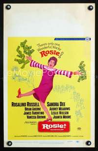 y206 ROSIE movie window card '67 Rosalind Russell, Sandra Dee