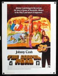 z311 GOSPEL ROAD Thirty by Forty movie poster '73 Biblical Johnny Cash!