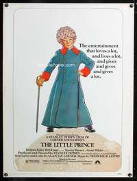 z335 LITTLE PRINCE Thirty by Forty movie poster '74 Richard Amsel artwork!