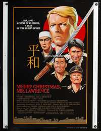 z340 MERRY CHRISTMAS MR. LAWRENCE Thirty by Forty movie poster '83 David Bowie