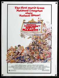 z344 NATIONAL LAMPOON GOES TO THE MOVIES Thirty by Forty movie poster '82
