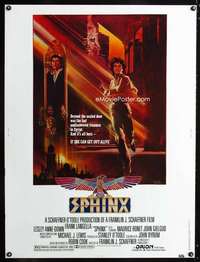 z383 SPHINX Thirty by Forty movie poster '81 Frank Langella, Bob Peak artwork!
