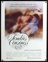 z399 TENDER COUSINS Thirty by Forty movie poster '83David Hamilton, French sex!