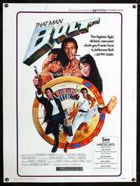 z400 THAT MAN BOLT Thirty by Forty movie poster '73 kung fu Fred Williamson!