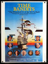 z407 TIME BANDITS Thirty by Forty movie poster R82 John Cleese, Sean Connery