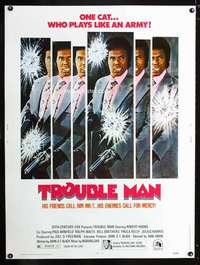 z415 TROUBLE MAN Thirty by Forty movie poster '72 Robert Hooks, one man army!
