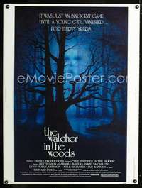 z432 WATCHER IN THE WOODS Thirty by Forty movie poster '80 Walt Disney horror!