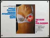 z018 BLISS OF MRS BLOSSOM British quad movie poster '68 sexy image!