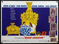 z066 GREAT CATHERINE British quad movie poster '68 Peter O'Toole