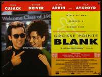 z067 GROSSE POINTE BLANK DS British quad movie poster '97Cusack,Driver