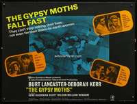 z068 GYPSY MOTHS British quad movie poster '69 John Frankenheimer