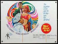 z074 HOW SWEET IT IS British quad movie poster '68 Debbie Reynolds
