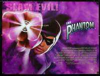 z117 PHANTOM DS British quad movie poster '96 masked Billy Zane!