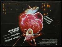 z132 ROSE British quad movie poster '79 Bette Midler, different!!