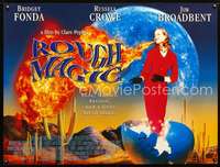 z133 ROUGH MAGIC DS British quad movie poster '95 Bridget Fonda