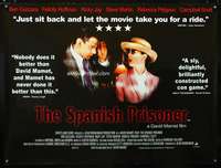 z150 SPANISH PRISONER DS British quad movie poster '97 David Mamet