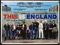 z164 THIS IS ENGLAND DS British quad movie poster '06 Shane Meadows