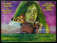 z179 VAMPIRE LOVERS British quad movie poster '70 cool Hammer horror!