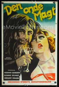 a040 DORNENWEG EINER FURSTIN Danish movie poster '28 Rasputin!