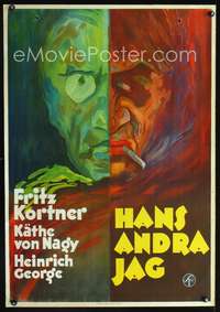 a011 DER ANDERE Swedish movie poster '30 incredible art of Kortner!