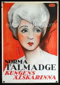 a010 DU BARRY Swedish movie poster '30 great art of Norma Talmadge!