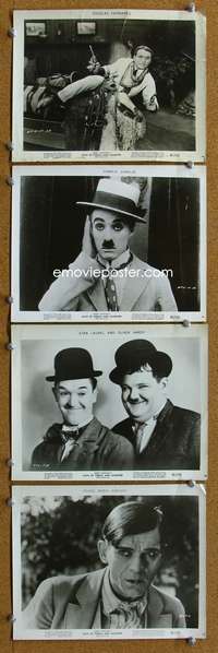 b385 DAYS OF THRILLS & LAUGHTER 7 8x10 movie stills '61 Chaplin
