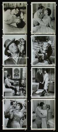 b347 NEVER SO FEW 8 8x10 movie stills '59 Frank Sinatra, Lollobrigida
