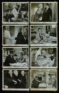b354 PILLOW TALK 8 8x10 movie stills '59 Rock Hudson & Doris Day!