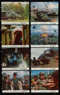 b025 APOCALYPSE NOW 8 color 8x10 movie stills '79 Brando, Coppola