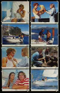 b046 DOVE 8 8x10 mini movie lobby cards '74 Joseph Bottoms, Raffin