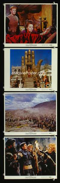b161 FALL OF THE ROMAN EMPIRE 4 color 8x10 movie stills '64 Loren