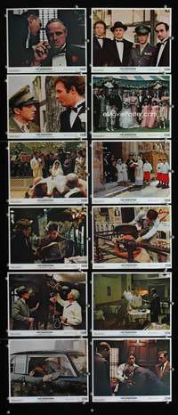 b001 GODFATHER 12 color 8x10 movie stills '72 Francis Ford Coppola