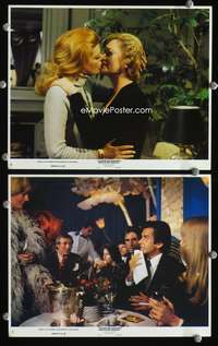 b216 ONCE IS NOT ENOUGH 2 color 8x10 movie stills '75 George Hamilton