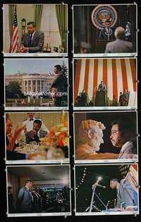 b078 MAN 8 8x10 mini movie lobby cards '72 President James Earl Jones!