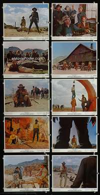 b019 ONCE UPON A TIME IN THE WEST 10 color 8x10 movie stills '68 Leone