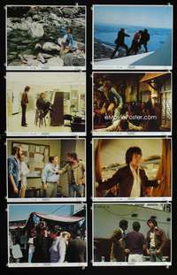 b088 PARALLAX VIEW 8 8x10 mini movie lobby cards '74 Warren Beatty