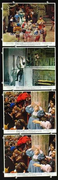 b182 TAMING OF THE SHREW 4 color 8x10 movie stills '67 Liz Taylor