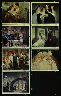 b125 LES GIRLS 7 Eng/US color 8x10 movie stills '57 Gene Kelly, Gaynor