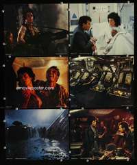 b131 ALIENS 6 color 8x10 movie stills '86 Sigourney Weaver, Cameron